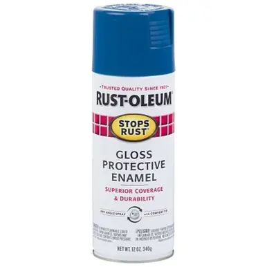 Rust-Oleum 7765830 Stops Rust Protective Enamel Spray, Regal Red, Gloss, 12 oz