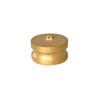 Midland Industries CDP-050-B1 - Cam & Groove Dust Plug, 1/2" Type DP, Brass