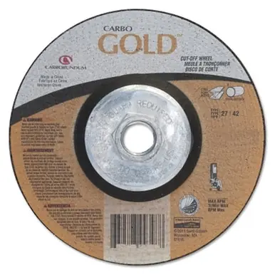 Carborundum 66252830584 Cut-Off Disc, 4.5", 30 Grit (20pk)