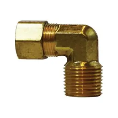 Midland Industries 00069-0808-001 - Elbow, 1/2" Compression x 1/2" MPT, Brass
