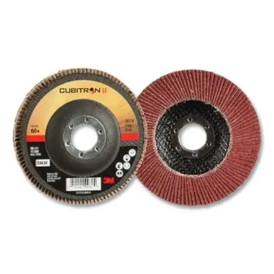 3M 051141-55605 Cubitron II Flap Disc, 4.5", 40 Grit, 13,300 RPM