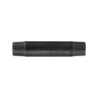 Midland Industries 57247 - Welded Pipe Nipple, 1/2" MPT x 1/2" MPT, 72" L, Steel, Black, SCH 40