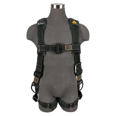 Safewaze 020-1274 - Arc Flash Full Body Harness DE 3D, DE MB Chest/Legs (XS)
