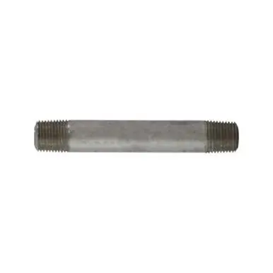 Midland Industries 52007 - Seamless Pipe Nipple, 1/8" MPT x 1/8" MPT, 4" L, Stainless Steel, SCH 80