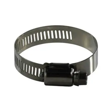 Midland Industries 620024SS -620 Series Wide Band Worm Drive Clamp, 1-1/16" Min. Clamp Dia., 316