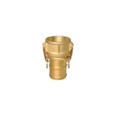 Midland Industries 44938 - Cam & Groove Coupler, 4" Type C x 4" Hose Barbed, Brass