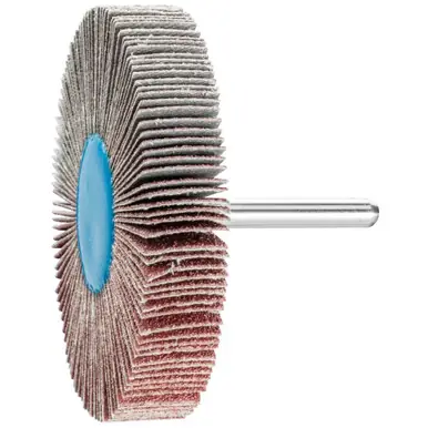 PFERD 45497 3" x 1-1/2" Mounted Flap Wheel 1/4" Shank - Zirconia Z-COOL - 60 Grit (10pk)