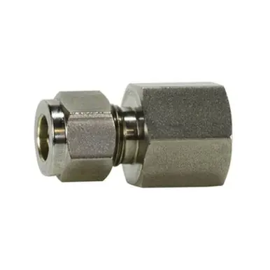 Midland Industries SSC240542 - Adapter, 1/4" Tube x 1/8" NPT(F), Stainless Steel