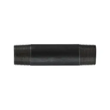Midland Industries 57260 - Welded Pipe Nipple, 1" MPT x 1" MPT, 18" L, Steel, Black, SCH 40 Schedule