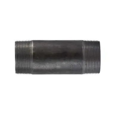 Midland Industries 57183 - Welded Pipe Nipple, 2-1/2" MPT x 2-1/2" MPT, 4" L, Steel, Black, SCH 40