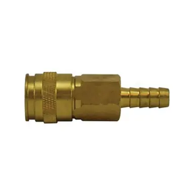Midland Industries 28690 - Universal Coupler, 1/4" 1/4" Barbed, Brass