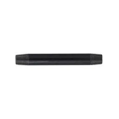Midland Industries 57025 - Welded Pipe Nipple, 1/4" MPT x 1/4" MPT, 3-1/2" L, Steel, Black, SCH 40