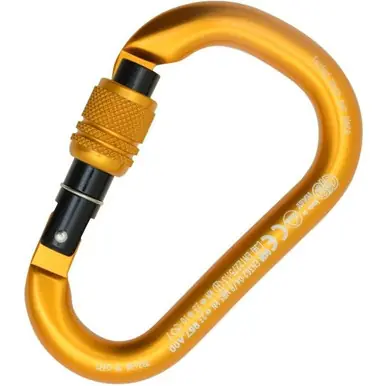 KONG 787MA0ONOKK - Hms Napik Aluminum Screw Orange Carabiner