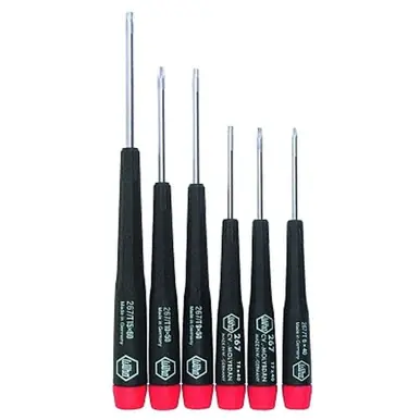Wiha 26790 6-Piece Torx Precision Screwdriver Set