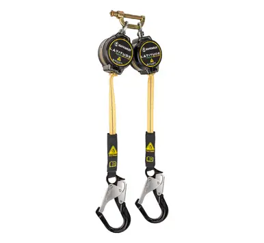 Safewaze 020-5220 - Latitude Pro Arc Flash 7‘ Dual Web SRL, 9012 BWB, Alu Rebar Hooks