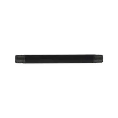 Midland Industries 57003 - Welded Pipe Nipple, 1/8" MPT x 1/8" MPT, 2" L, Steel, Black, SCH 40