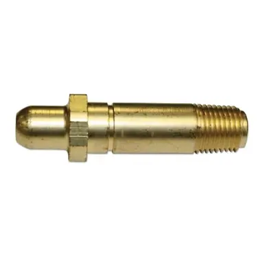 Western 83 Regulator Inlet Nipple, 1/4" NPT, 2.5", CGA-350, H2/Natural Gas