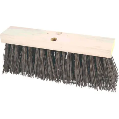 PFERD 89348 16" Heavy Duty Street Broom, Brown Plastic Fill, 5-1/4" Trim (12pk)