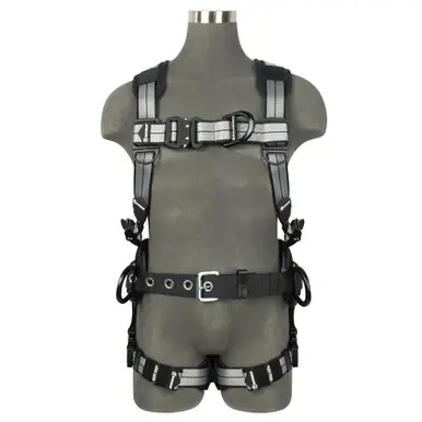 Safewaze 021-1825 - PRO+ Slate Construction Harness Alu 3D, Alu QC Chest, Alu FD, Alu QC Legs (XS)