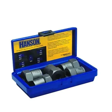 Irwin Hanson 54125 Lugnut Remover Set, 5-Piece, 1/2" Drive, Carbon Steel
