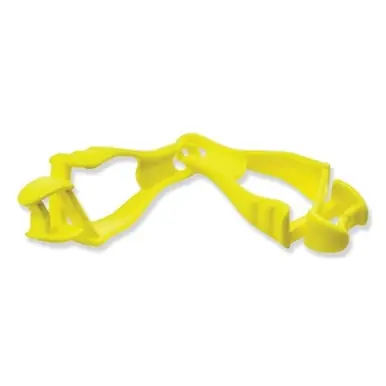 Ergodyne 19119 Squids 3400 Glove Clip Holder, Dual Clip, Hi-Viz Lime Green