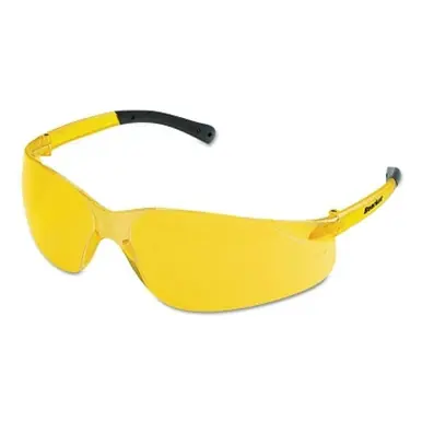 MCR BK114 BearKat BK1 Safety Glasses, Amber Lens