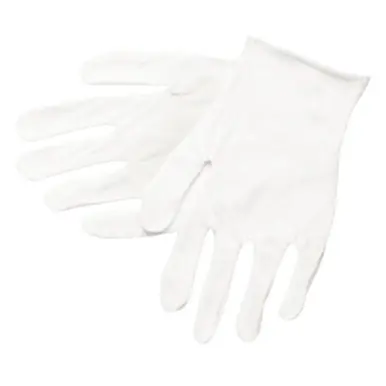 MCR Safety 8600 Cotton Inspector Gloves, Polyester/Cotton, Men‘s (12pk)