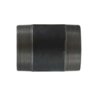 Midland Industries 59223SMLS - Seamless Pipe Nipple, 4" MPT x 4" MPT, 5" L, Steel, Black, SCH 80