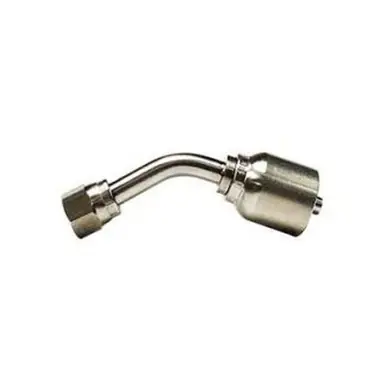 Midland Industries SS43-08-08FJ45 -43 Series 45° Swivel Elbow, 1/2" Hose x 3/4" Female JIC,
