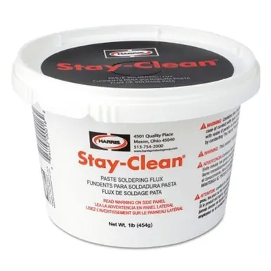 Harris Product Group SCPF1 Stay-Clean Paste Soldering Flux, 1 lb Tub