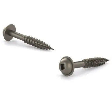 Richelieu PWSXC17P8114PR - 8 x 1-1/4" Kreg-Style Wood Screw 2 Sq. Pan Washer Head, 8000ct