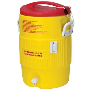 Igloo 48153 Heat Stress Solution Water Cooler, 5 Gallon, Red/Yellow