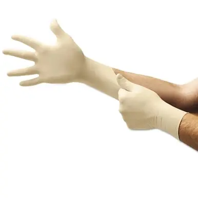 MICROFLEX MF-300-XL Diamond Grip Latex Gloves, XL, 6.3/7.9 mil