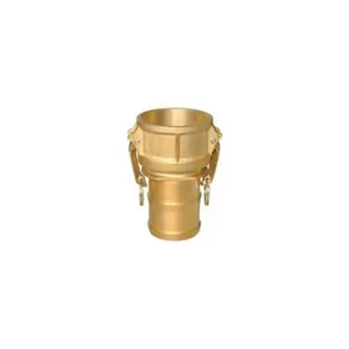 Midland Industries 44934 - Cam & Groove Coupler, 1-1/2" Type C x 1-1/2" Hose Barbed, Brass
