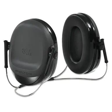 3M PELTOR H505B Welding Earmuff, 22 dB NRR, Black, Behind-the-Head
