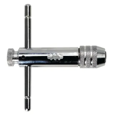Irwin Hanson 21102 T-Handle Ratcheting Tap Wrench, 1/4" - 1/2" Tap Size, Bulk (4pk)