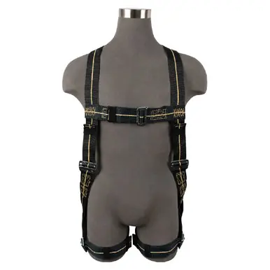 Safewaze FS77325-FR-3X - Welding Full Body Harness 1D, Aramid Web, MB Chest, MB Legs (3X)