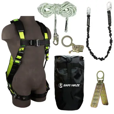 Safewaze 019-3015 - PRO Bag Roof Kit FS185-L/XL Harness, FS700-50 VLL, FS1120 Grab, FS88580