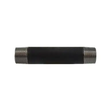 Midland Industries 59102SMLS - Seamless Pipe Nipple, 1" MPT x 1" MPT, 2-1/2" L, Steel, Black, SCH 80