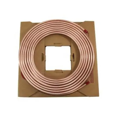 Midland Industries 972182 - Refrigeration Tubing, Copper, 0.19" ID, 1/4" OD, 50 ft L, 0.03 in Thick