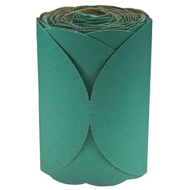 3M 051144-01506 Stikit Disc Rolls 246U, Aluminum Oxide, 6" Diameter, 80 Grit