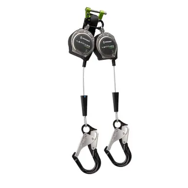 Safewaze 023-5358 - Latitude Edge 8‘ Dual Cable SRL Alu Rebar Hooks