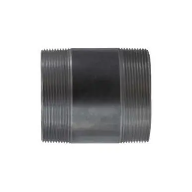 Midland Industries 57227 - Welded Pipe Nipple, 4" MPT x 4" MPT, 6" L, Steel, Black, SCH 40 Schedule,