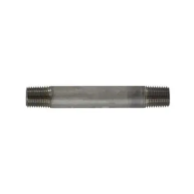Midland Industries 49021 - Welded Pipe Nipple, 1/4" MPT x 1/4" MPT, 1-1/2" L, Stainless Steel, SCH