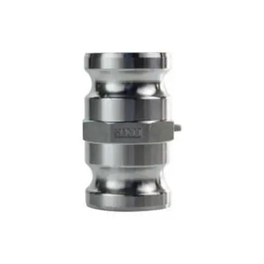 Midland Industries 61875 - Cam & Groove Spool Adapter, 2" Male Adapter x 3" Male Adapter, Aluminum