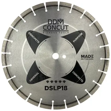 DDM Concut DSLP1814250 - 14" x .250 x 1" Cured Concrete General Purpose Diamond Blade