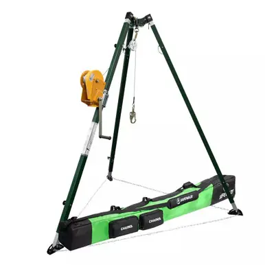 Safewaze 022-11037 - 10‘ Tech Tripod Kit 65‘ Material Winch
