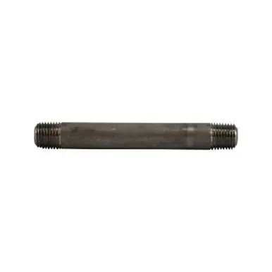 Midland Industries 51026 - Seamless Pipe Nipple, 1/4" MPT x 1/4" MPT, 4" L, Stainless Steel, SCH 80