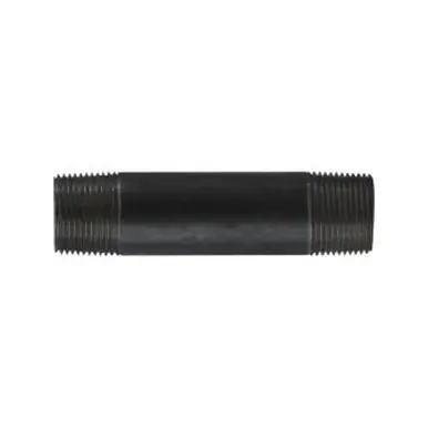 Midland Industries 57110 - Welded Pipe Nipple, 1" MPT x 1" MPT, 7" L, Steel, Black, SCH 40 Schedule