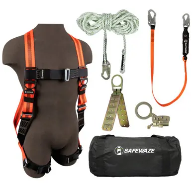 Safewaze FS-EX6000 - V-Line Bag Roof Kit FS99280-E Harn, FS700-50 VLL, FS1120 Grab, FS88560-E